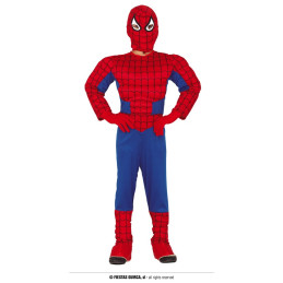Costume SPIDERMAN con Muscoli - Tg 10/12 anni