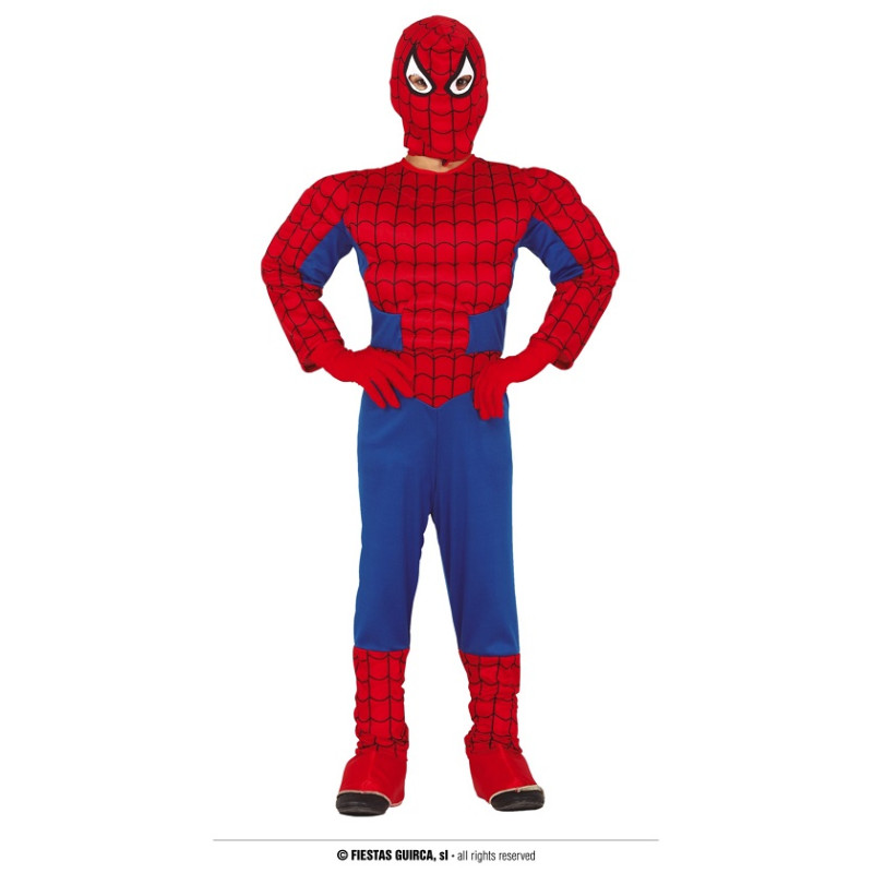 Costume SPIDERMAN con Muscoli - Tg 10/12 anni