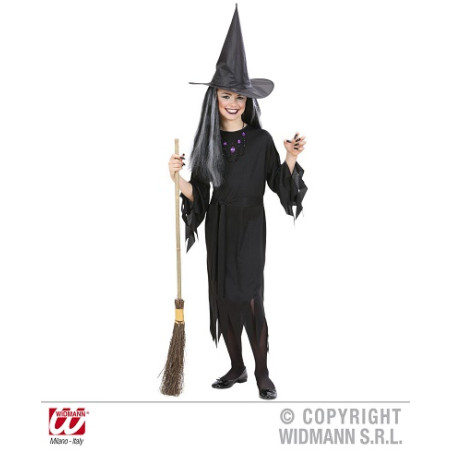 Costume STREGA - Tg S 5/7 anni 128 cm