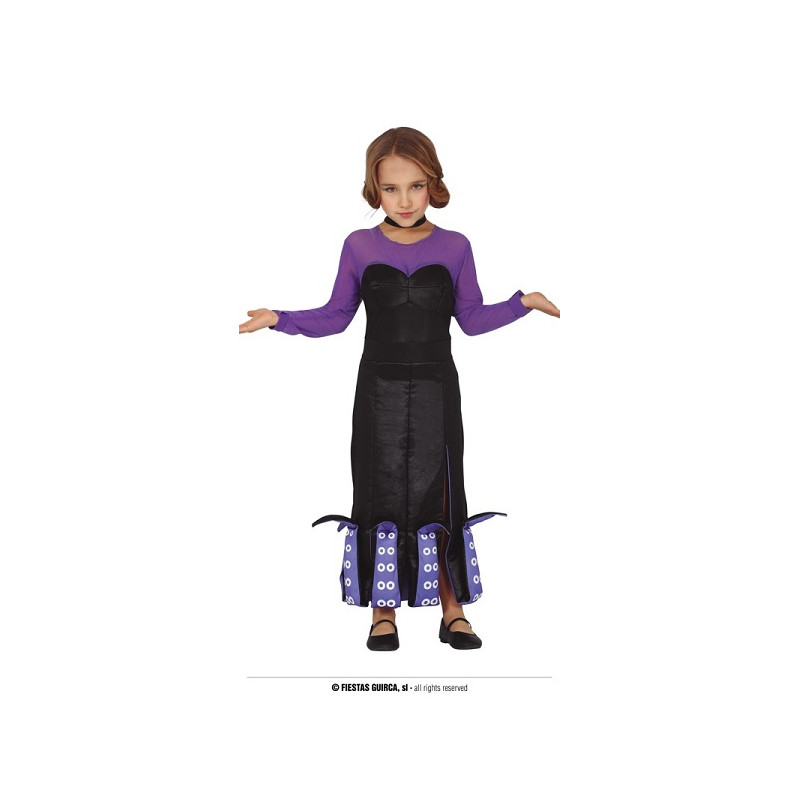 Costume STREGA URSULA - Tg 10/12 anni