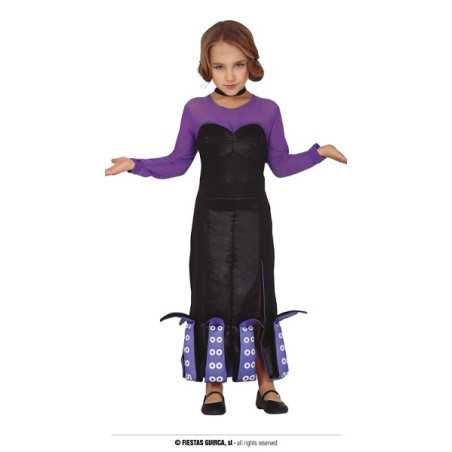 Costume STREGA URSULA - Tg 7/9 anni