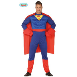 Costume SUPERMAN con Muscoli - Tg L 52/54