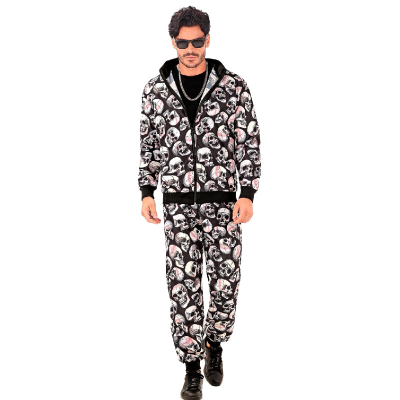 Costume Tuta SCHELETRO - Tg XXL 60