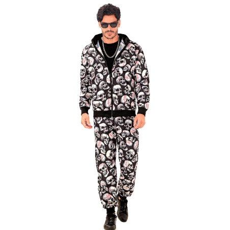 Costume Tuta SCHELETRO - Tg XXL 60