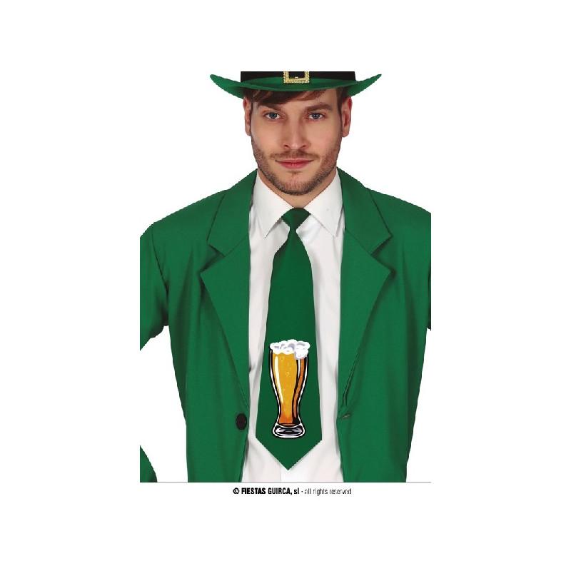 Cravatta Birra Verde