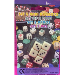 Dadi per giochi (cf. 5 pz)