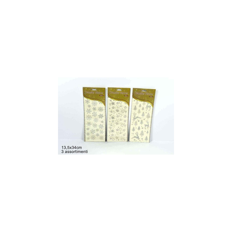 Decalcomania Argento 13,5x34 cm