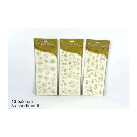 Decalcomania Argento 13,5x34 cm