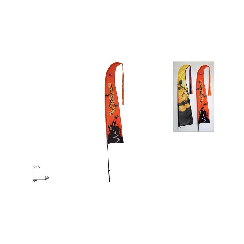 Deco Bandiera Halloween 2,15 mt - 2 mod ass
