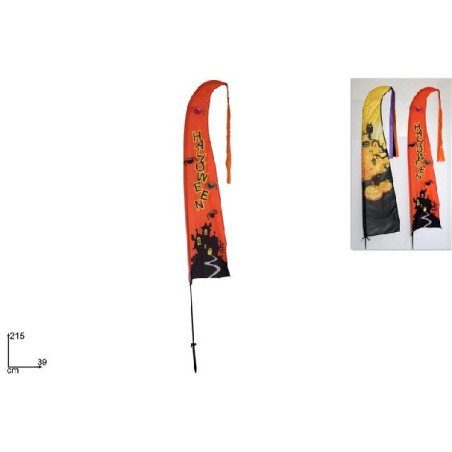 Deco Bandiera Halloween 2,15 mt - 2 mod ass