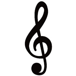 Deco Chiave di Violino 60 cm