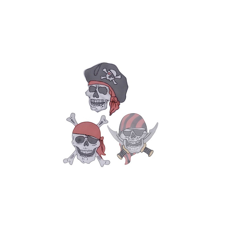 Decoro Pirata Teschio in stoffa 50x50