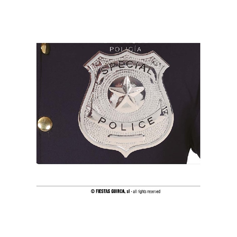 Distintivo Polizia in metallo