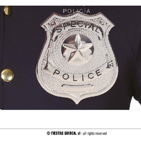 Distintivo Polizia in metallo