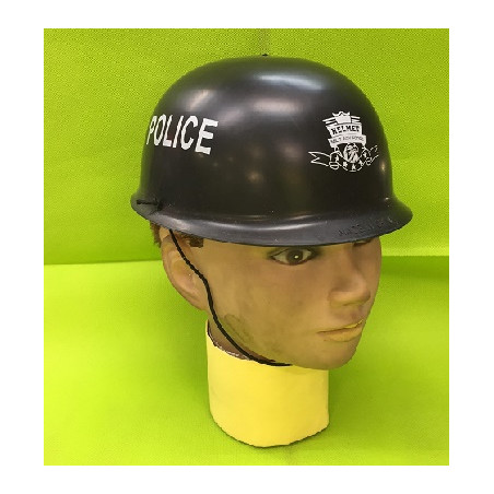 Elmetto Poliziotto Nero Bambino