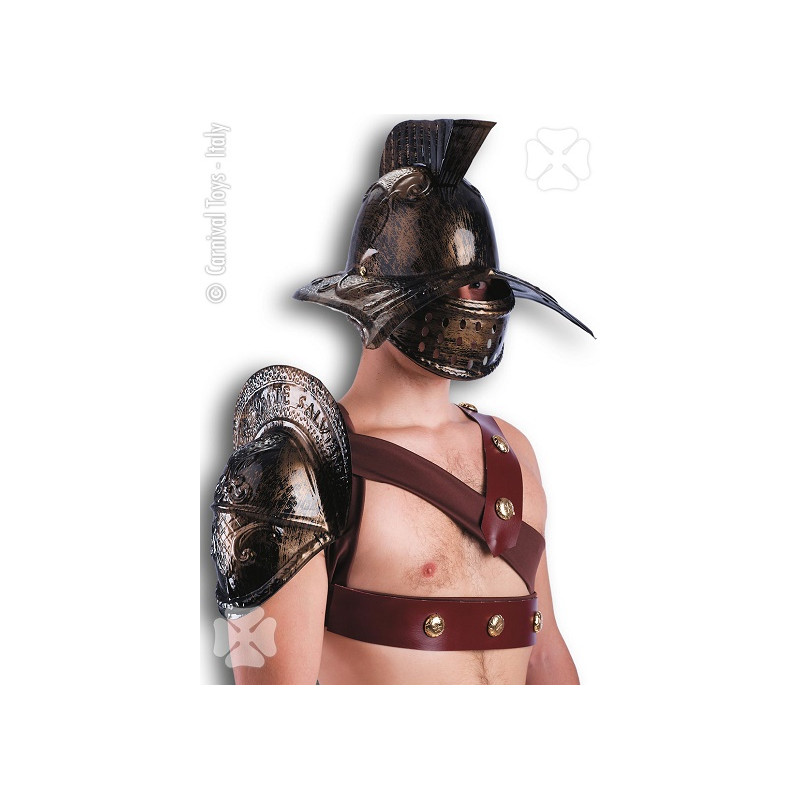 Elmo Gladiatore con paraspalla