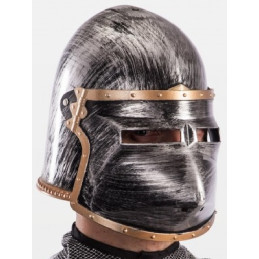 Elmo Medievale con visiera bombata