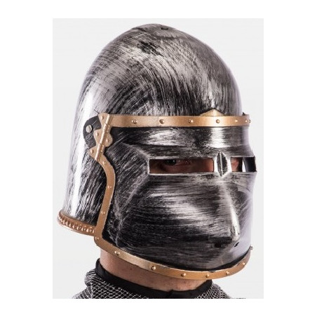 Elmo Medievale con visiera bombata