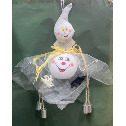 Fantasma da appendere con sonagli