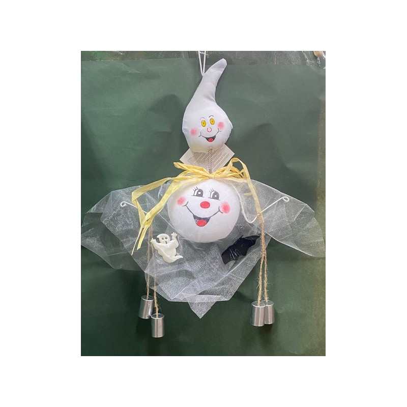 Fantasma da appendere con sonagli