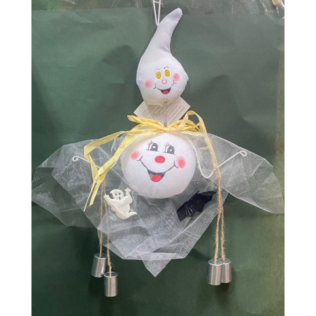 Fantasma da appendere con sonagli