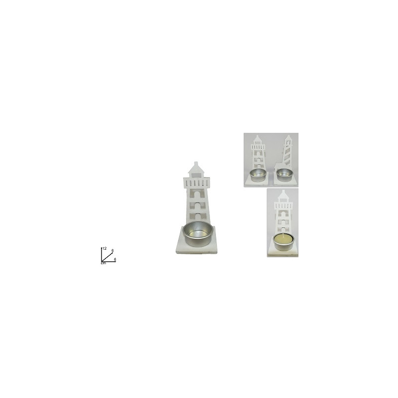 Faro Portatealight in legno - 2 mod ass