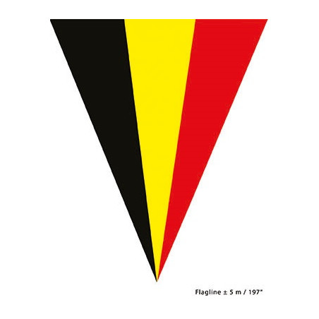 Festone 10 Bandiere BELGIO 5 mt