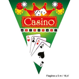 Festone 10 Bandiere CASINO' 5 mt