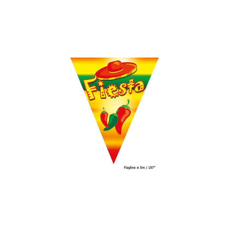 Festone 10 Bandiere FIESTA 5 mt