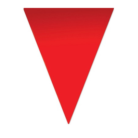 Festone 10 Bandiere ROSSE 5 mt