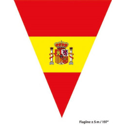 Festone 10 Bandiere SPAGNA 5 mt
