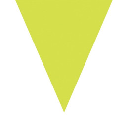 Festone 10 Bandiere VERDE CHIARO 5 mt