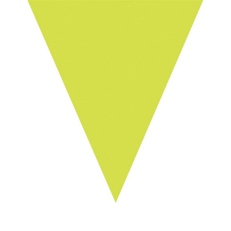 Festone 10 Bandiere VERDE CHIARO 5 mt