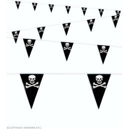 Festone 15 Bandiere PIRATA 6 mt
