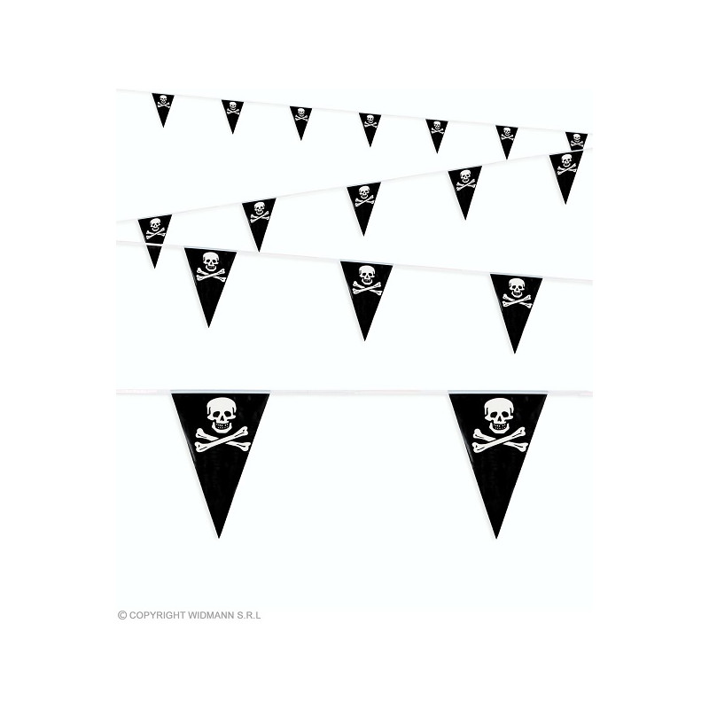Festone 15 Bandiere PIRATA 6 mt