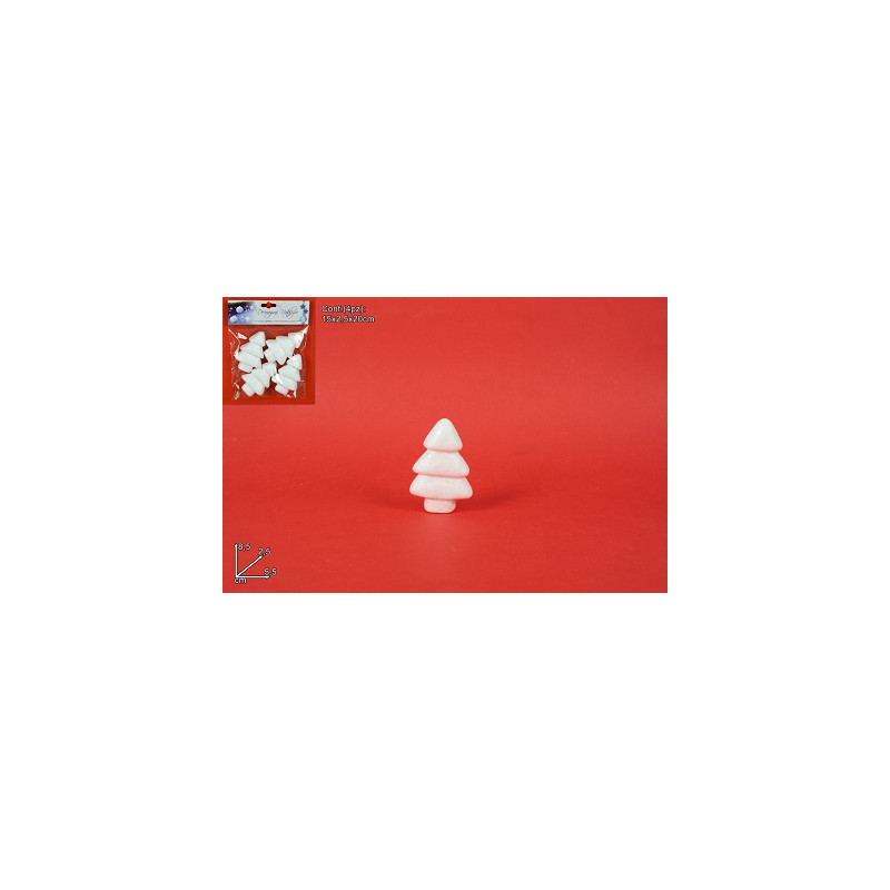 ALBERO in polistirolo 8,5 cm (cf. 4 pz)