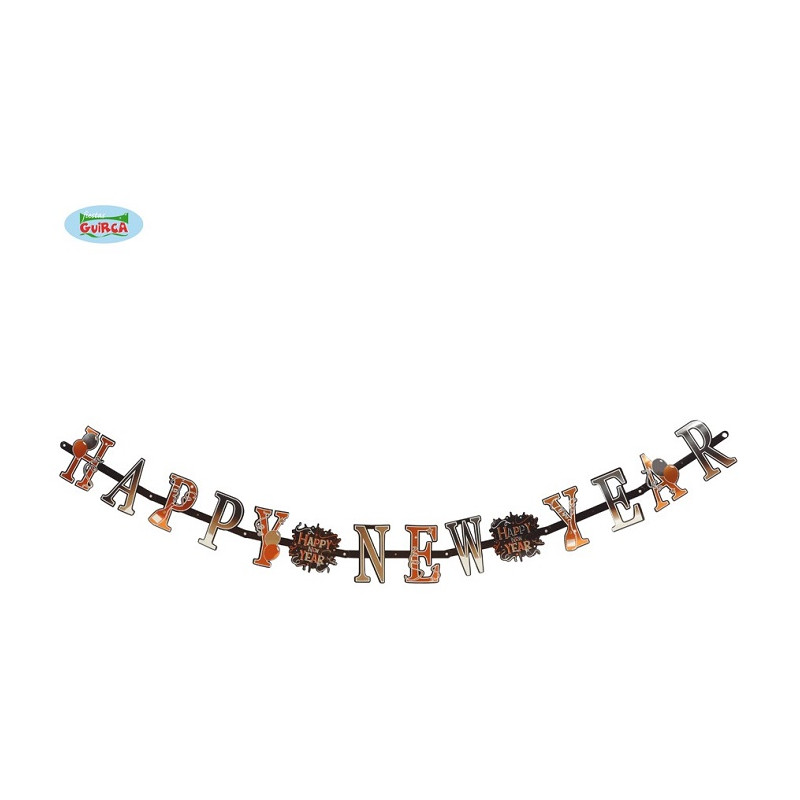 Festone Happy New Year 15x170 cm