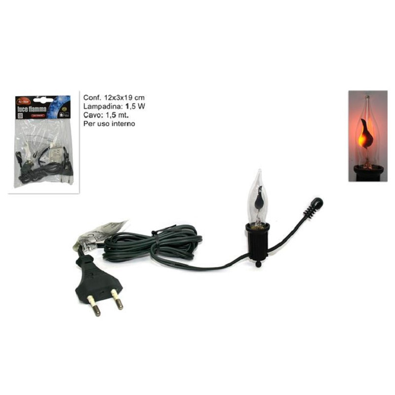 Filo Effetto fiamma fuoco con lampada
