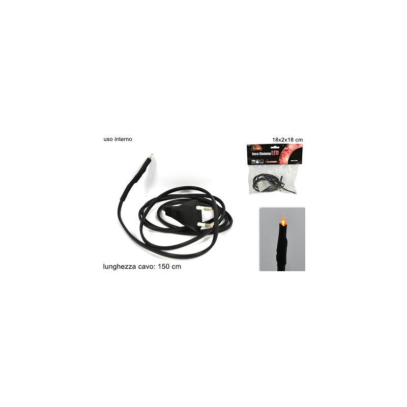 Filo Effetto fiamma fuoco con led