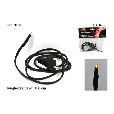 Filo Effetto fiamma fuoco con led