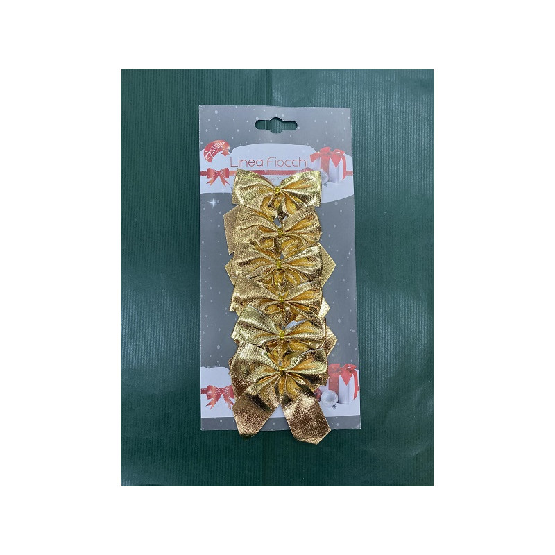 Fiocco Oro 9 cm (cf. 6 pz)