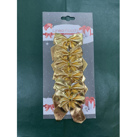 Fiocco Oro 9 cm (cf. 6 pz)