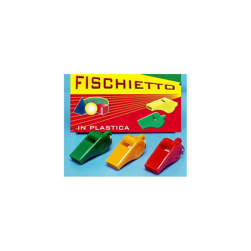 Fischio in plastica