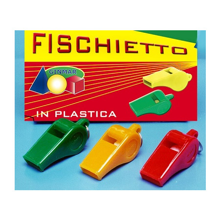 Fischio in plastica