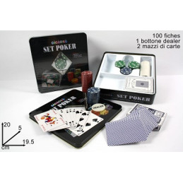 Fish con Carte Poker (cf. 100 pz)
