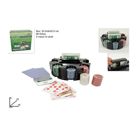 Fish Poker con Carte (cf. 96 pz)