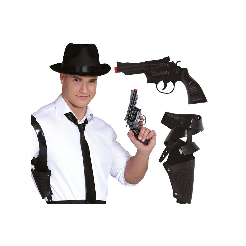 Fodero Polizia Ascellare con pistola 40 cm