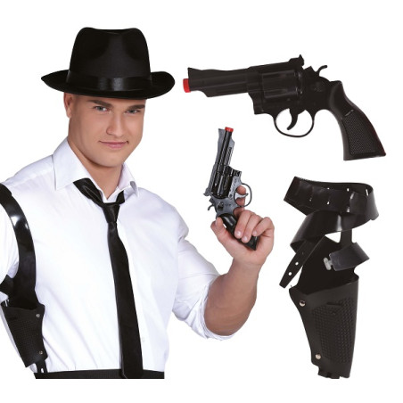 Fodero Polizia Ascellare con pistola 40 cm