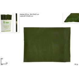 Foglio Carta Prato Velluto 70x50 cm