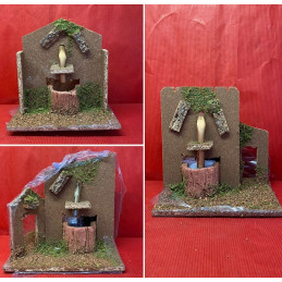 Fontana per presepe con motorino - 3 mod ass